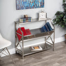 Keats 36 in. W Rectangular Iron 2-Tier Library Bookcase by Butler Specialty Company