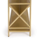 Keats 36 in. W Rectangular Iron 2-Tier Library Bookcase by Butler Specialty Company