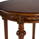 Hellinger 24 in. W Round Wood Tall End Table with Open Shelf by Butler Specialty Company