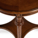 Hellinger 24 in. W Round Wood Tall End Table with Open Shelf by Butler Specialty Company