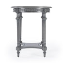 Hellinger 24 in. W Round Wood Tall End Table with Open Shelf by Butler Specialty Company