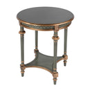 Hellinger 24 in. W Round Wood Tall End Table with Open Shelf by Butler Specialty Company