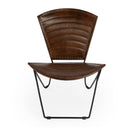 Felix Iron & Leather Accent Chair by Butler Specialty Company