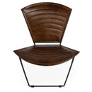 Felix Iron & Leather Accent Chair by Butler Specialty Company