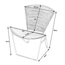 Felix Iron & Leather Accent Chair by Butler Specialty Company
