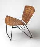 Felix Iron & Leather Accent Chair by Butler Specialty Company
