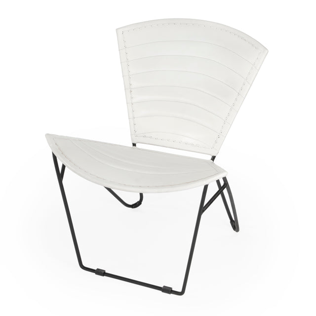 Felix Iron & Leather Accent Chair by Butler Specialty Company