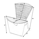 Felix Iron & Leather Accent Chair by Butler Specialty Company