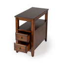 Marcus 12 in. W Rectangular Wood 2 Drawer Side Table with Top Open Shelf by Butler Specialty Company