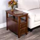 Marcus 12 in. W Rectangular Wood 2 Drawer Side Table with Top Open Shelf by Butler Specialty Company