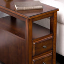 Marcus 12 in. W Rectangular Wood 2 Drawer Side Table with Top Open Shelf by Butler Specialty Company