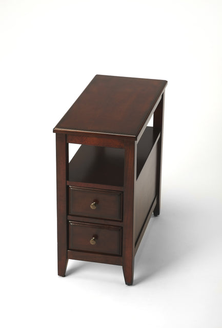 Marcus 12 in. W Rectangular Wood 2 Drawer Side Table with Top Open Shelf by Butler Specialty Company
