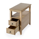 Marcus 12 in. W Rectangular Wood 2 Drawer Side Table with Top Open Shelf by Butler Specialty Company
