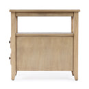 Marcus 12 in. W Rectangular Wood 2 Drawer Side Table with Top Open Shelf by Butler Specialty Company