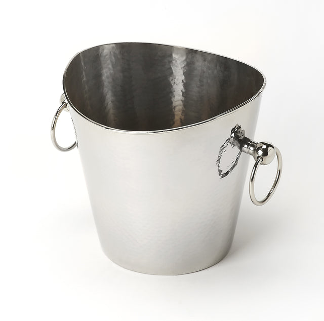 Mendocino Hamme Stainless Steel Wine Bucket by Butler Specialty Company