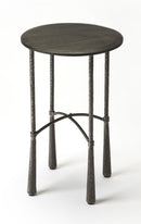 Bastion 17 in. W Round Metal Industrial Chic Side Table by Butler Specialty Company