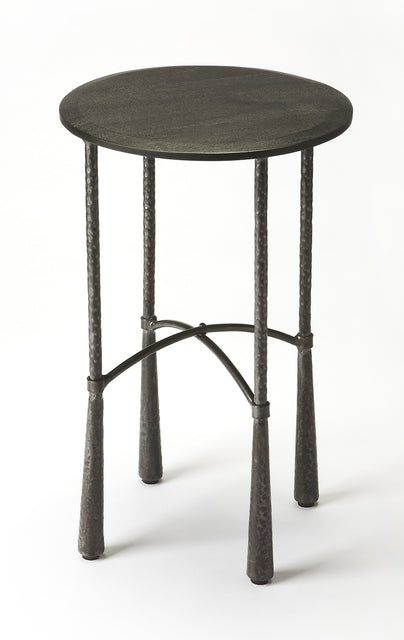 Bastion 17 in. W Round Metal Industrial Chic Side Table by Butler Specialty Company