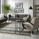 Bastion 17 in. W Round Metal Industrial Chic Side Table by Butler Specialty Company