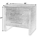 Porter 28 in. W Rectangular Wood 2 Drawer Nightstand by Butler Specialty Company
