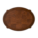 Ethel 25 in. W Oval Wood 2 Drawer Accent Table with Open Shelf by Butler Specialty Company