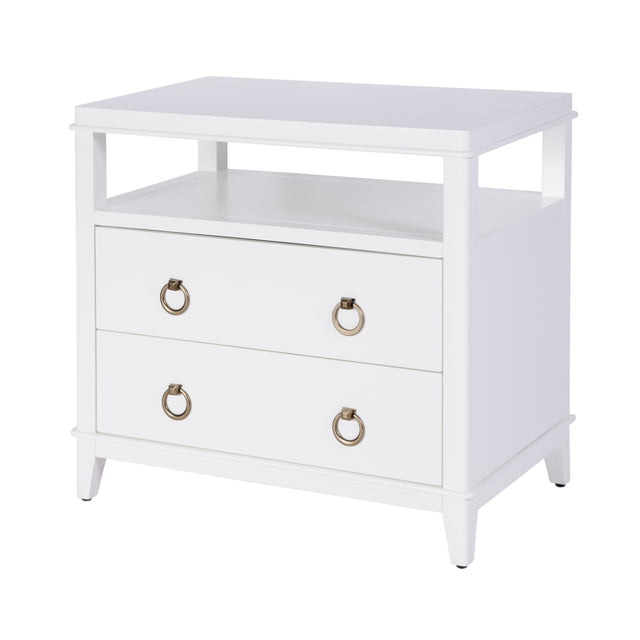 Highbury 28 in. W Rectangular Wood 2 Drawer Nightstand with Open Shelf by Butler Specialty Company
