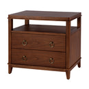 Highbury 28 in. W Rectangular Wood 2 Drawer Nightstand with Open Shelf by Butler Specialty Company