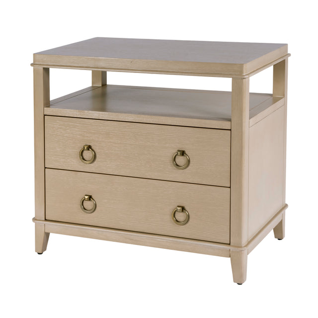 Highbury 28 in. W Rectangular Wood 2 Drawer Nightstand with Open Shelf by Butler Specialty Company