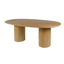 Coral 84 in. W Oval Wood Double Pedestal Dining Table by Butler Specialty Company