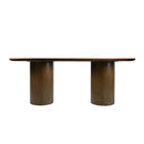 Coral 84 in. W Oval Wood Double Pedestal Dining Table by Butler Specialty Company