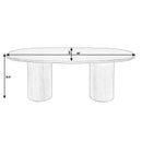 Coral 84 in. W Oval Wood Double Pedestal Dining Table by Butler Specialty Company