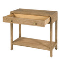 Como 31.5 in. W Rectangular Banana Leaf 1 Drawer Console Table with Lower Open Shelf by Butler Specialty Company