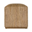 Como 17 in. W Square Banana Leaf Accent Stool by Butler Specialty Company