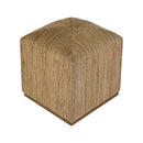 Como 17 in. W Square Banana Leaf Accent Stool by Butler Specialty Company
