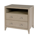 Dana 28 in. W Rectangular Wood 2 Drawer Nightstand with Top Shelf by Butler Specialty Company