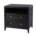 Dana 28 in. W Rectangular Wood 2 Drawer Nightstand with Top Shelf by Butler Specialty Company