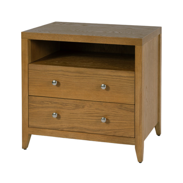 Dana 28 in. W Rectangular Wood 2 Drawer Nightstand with Top Shelf by Butler Specialty Company