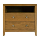 Dana 28 in. W Rectangular Wood 2 Drawer Nightstand with Top Shelf by Butler Specialty Company