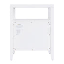 Dana 21 in. W Rectangular Wood 2 Drawer Narrow Nightstand with Top Open Shelf by Butler Specialty Company