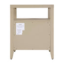 Dana 21 in. W Rectangular Wood 2 Drawer Narrow Nightstand with Top Open Shelf by Butler Specialty Company