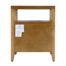Dana 21 in. W Rectangular Wood 2 Drawer Narrow Nightstand with Top Open Shelf by Butler Specialty Company