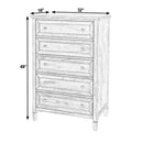 Flagstaff 32 in. W Rectangular Wood 5 Drawer Chest by Butler Specialty Company