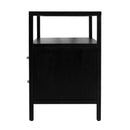 Mendel 28 in. W Rectangular Wood 2 Drawer Wide Nightstand with Open Shelf by Butler Specialty Company