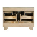 Halmstad 48 in. W Rectangular Wood Single Sink 6 Drawer Bathroom Vanity Set by Butler Specialty Company
