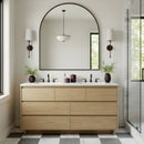 Halmstad 72 in. W Rectangular Wood Double Sink 5 Drawer Bathroom Vanity Set by Butler Specialty Company