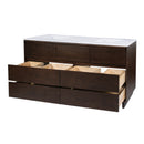 Halmstad 72 in. W Rectangular Wood Double Sink 5 Drawer Bathroom Vanity Set by Butler Specialty Company