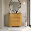 Genoa 36 in. W Rectangular Wood & Quartz 2 Drawer Single Sink Bathroom Vanity by Butler Specialty Company