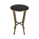 Ivy 15.5 in. W Round Metal & Granite Side Table by Butler Specialty Company