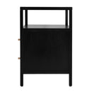 Mendel 21.25 in. W Rectangular Wood 2 Drawer Narrow Nightstand with Open Shelf by Butler Specialty Company