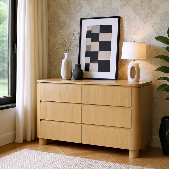 Genoa 60 in. W Rectangular Wood 6 Drawer Dresser by Butler Specialty Company