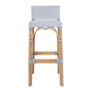 Serienna 30 in. Seat Height Rectangular Rattan Low Back Bar Stool by Butler Specialty Company